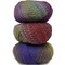 Double Helix by Living Dreams Yarn. Soft, Colorful Wool Yarn for Crochet, Knitting, Weaving. Self-Striping Sport Weight Yarn, 3 Pack, 150g
